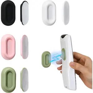 Magnetic Remote Control Holder Wall Mount - 4 Pcs No Drill Self-Adhesive Organizer for Air Conditioner & TV Remotes, Storage Caddy for Televisions Backside - Multicolor