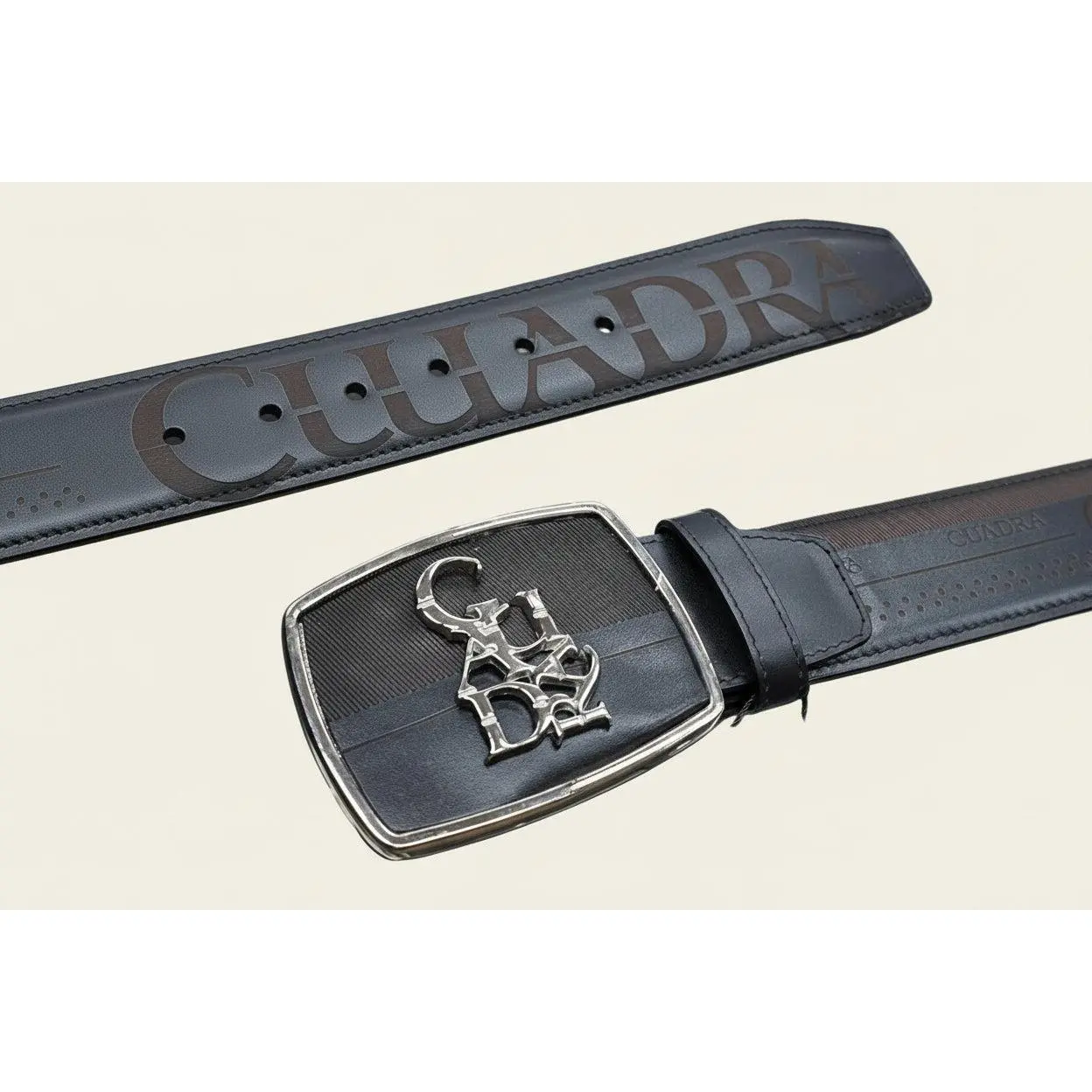 Cuadra Black Lazer Belt. Cuadra Black Lazer Belt.