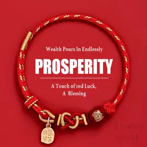 2026 Year of the Horse Red String Bracelet| Protection & PROSPERITY Amulet| Handmade Lucky Knot Jewelry| Viral Good Luck Gift