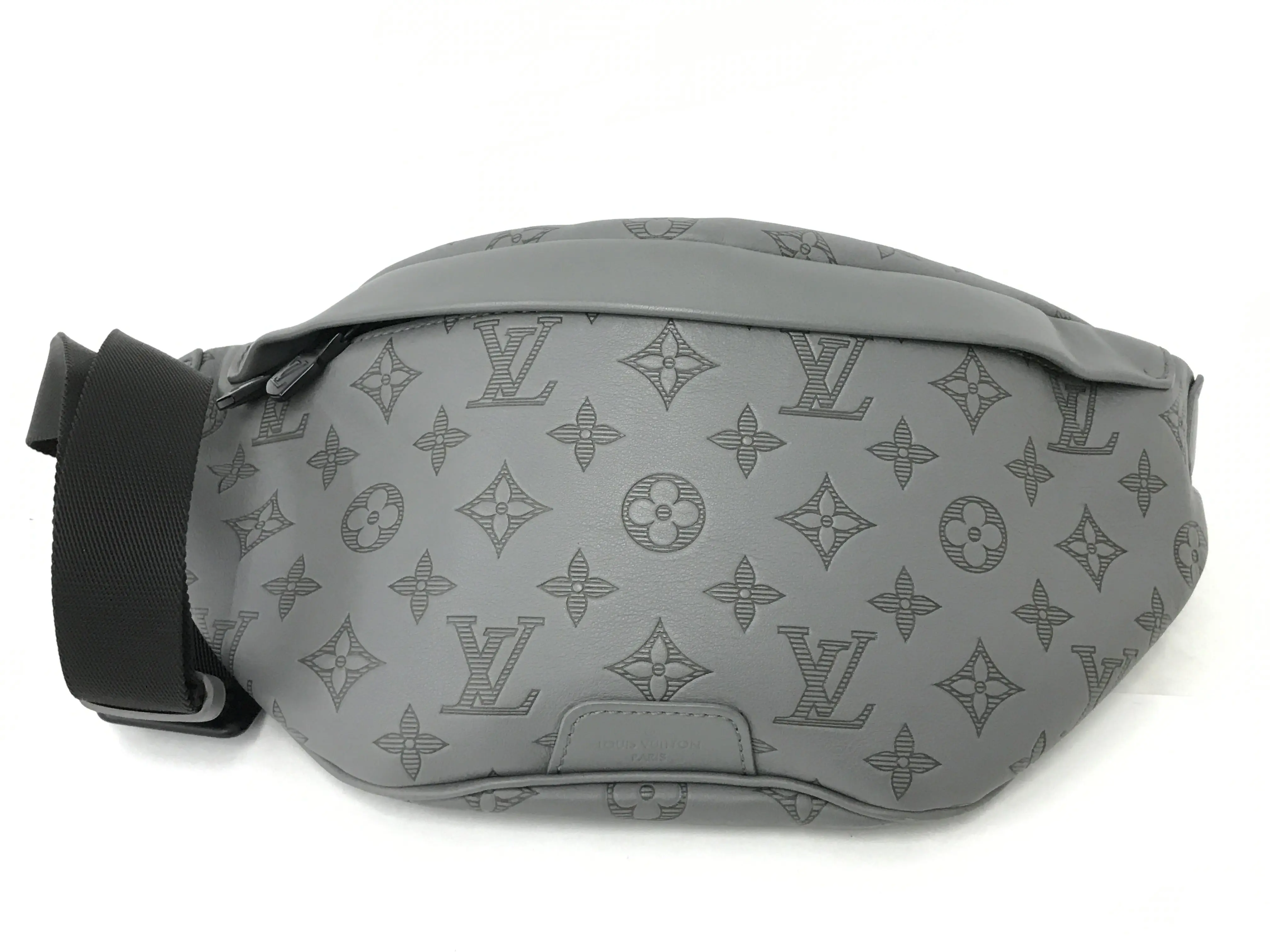 Pre-owned Louis Vuitton Leather Belt Bags Monogram Shadow Discovery Bumbag