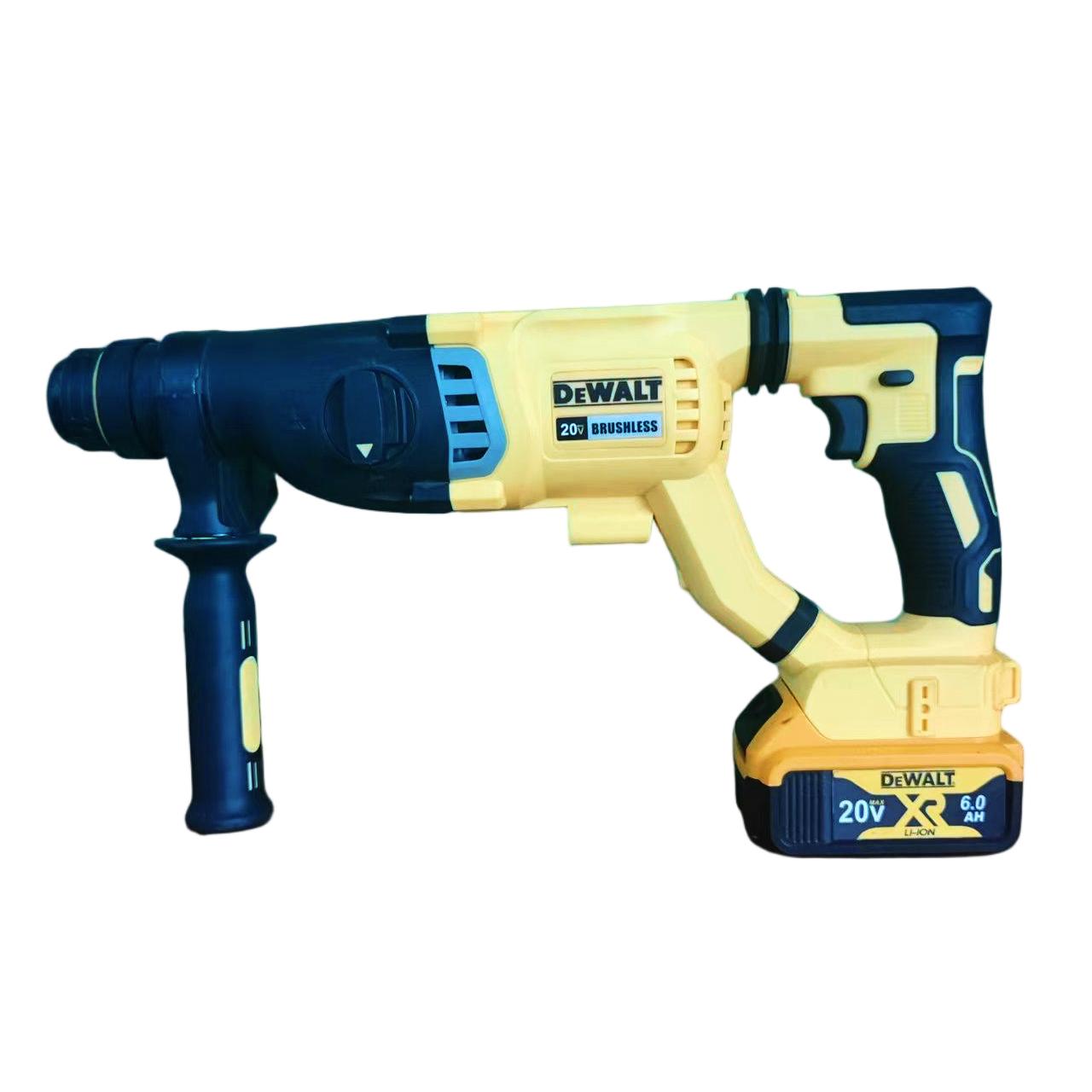 DEWALT 20V Brushless Rotary Hammer Drill for Concrete & Masonry, SDS-Plus Cordless Power Tool with 3J Impact & High Performance