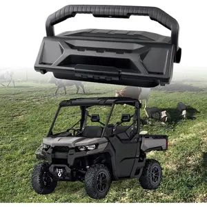 Dash Storage Box Compatible with Can-Am Defender HD5 HD8 HD10 MAX, Black Removable Storage Bin Upper Handy Tool Box Replace #715004344