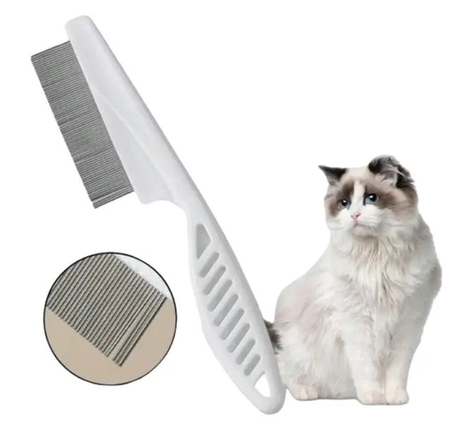 Fine-Tooth Pet Grooming Comb Multi-Function