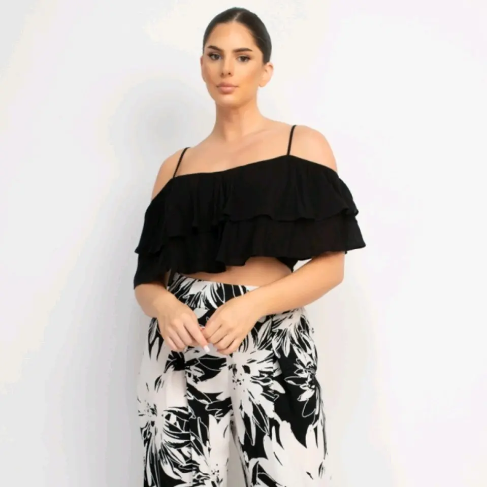 bohemian off shoulder top - TikTok Shop