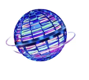 Flying Orb Ball Toys - Hover Ball, Boomerang Ball, Mini Flying Spinner Drone for Outdoor and Indoor Kids Adults (PACK OF 3) RED, BLUE, PINK