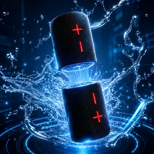 SummerWins 2-in-1 Magnetic Splittable Bluetooth Speaker Bundle - 20W Loud Bass Stereo Audio, 12H Playback, Portable Waterproof Wireless Speaker, USB Support, Wireless Pairing, for Home & Outdoor Use, Watts