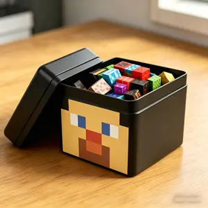 Tnt Storage Box Set, Magnetic Blocks Building Kit, Stem Montessori Teaching Toy, Suitable for Kids Aged 4-8 & 9-14, Birthday Gift