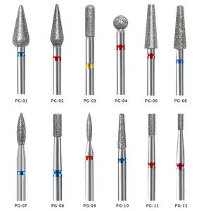 Professional Diamond Nail Drill Bit for Russian Manicure Pre-treatment Cuticle Remover and Sidewall Cleaning, Nail Salon Tool, Nail Art Tools
