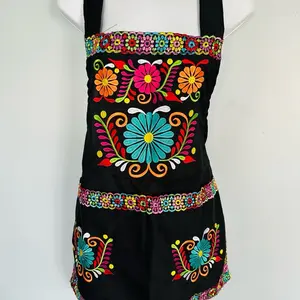 Embroidery Mexican Apron Kitchen