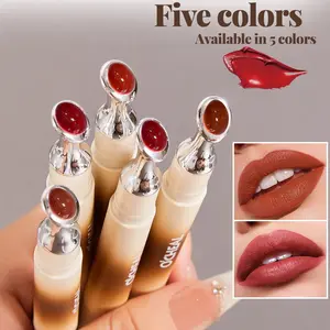 Rotating Lipstick with 24 Hour Long-Lasting Moisturizing Formula, Waterproof and Sweatproof Lip Gloss Balm for Girls, Daily and Holiday Makeup Lip Color
