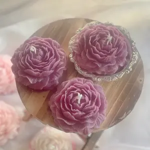Handmade Low Temp Wax Play Candle small business Saturday Gift Room decoration holiday Drip vineyard fragrance Floral Peony valentines  handmade custom candles