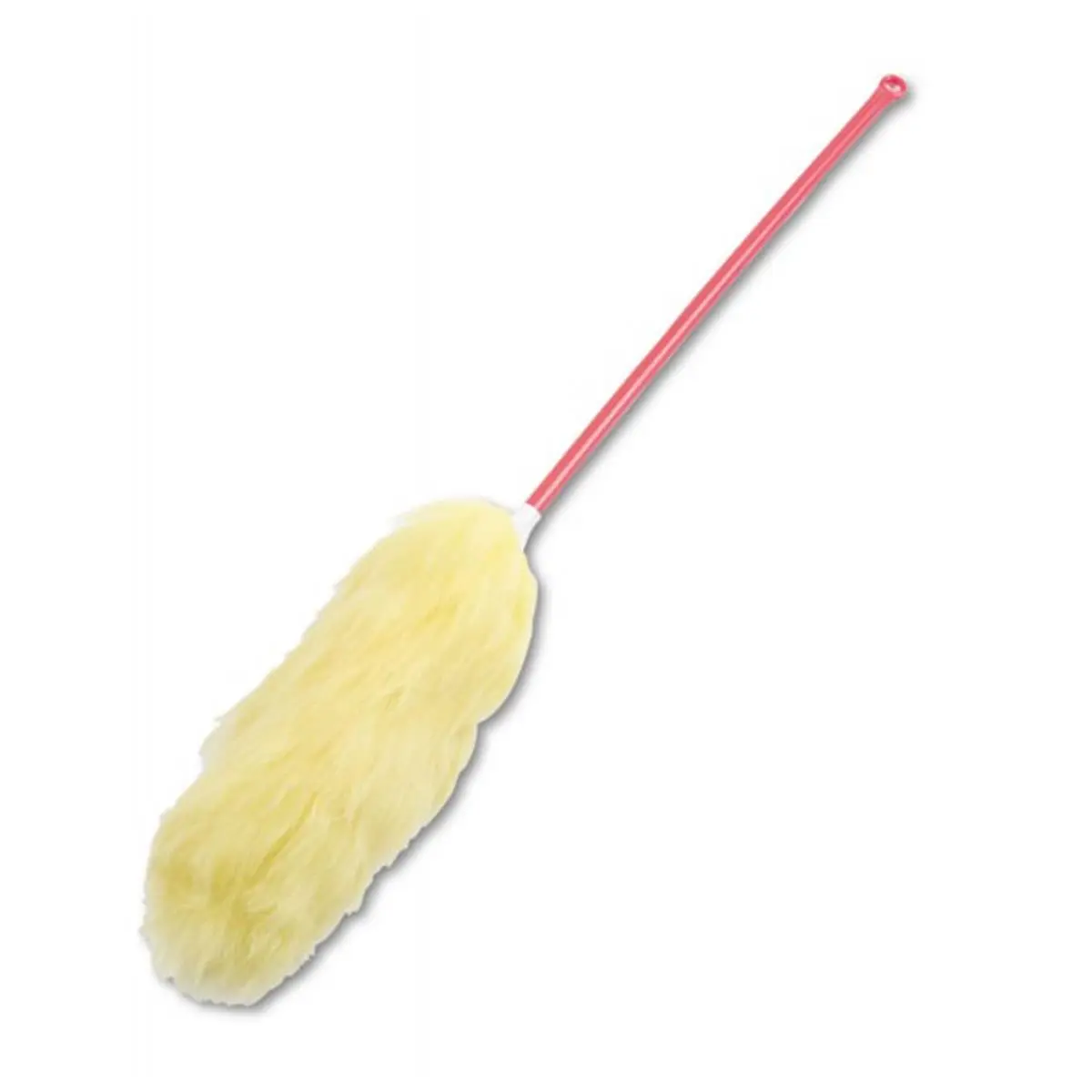 212 MAIN Handheld Lambswool Duster - 26 in. Lambswool Bristles, Plastic Handle, Scratch-Free, Dust Removal, Assorted Colors, Household Cleaning Supplies