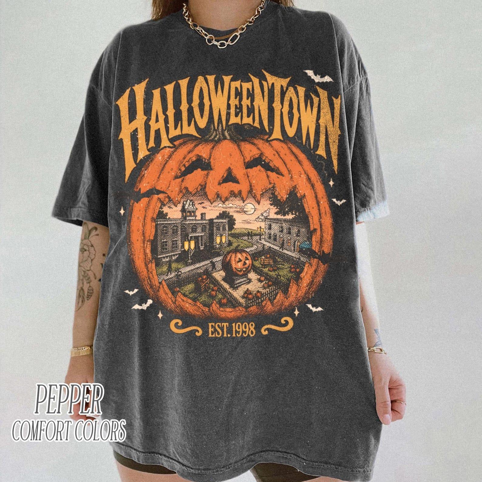 Comfort Colors Halloweentown Est 1998 Shirt, Halloweentown University Shirt, Retro Halloweentown Shirt, Cute Fall Shirt, Halloween Graphic Tee