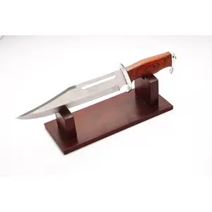Rosewood Bowie Knife Stand