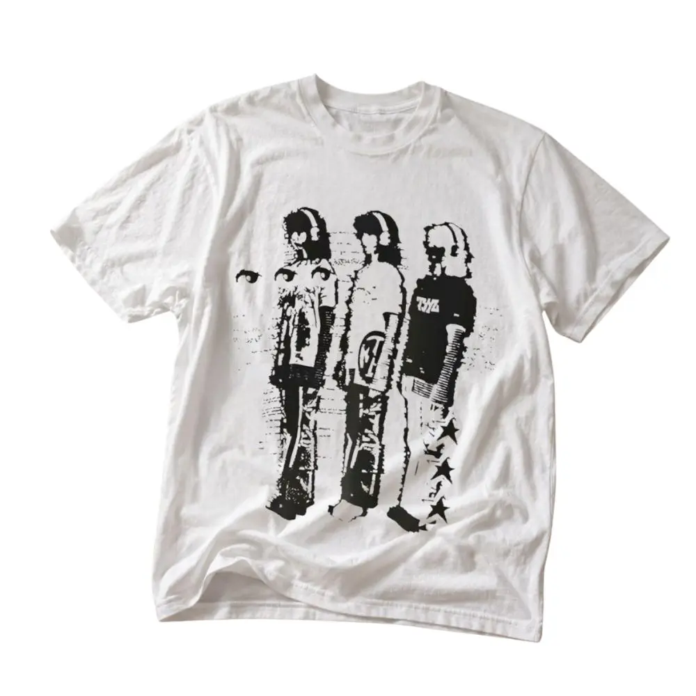 The Y2K Cyber Girl Graphic T-Shirt, Retro Futuristic Grunge Tee, Alternative Streetwear Shirt, Vintage Fantasy Art Tee, Trending Shirt