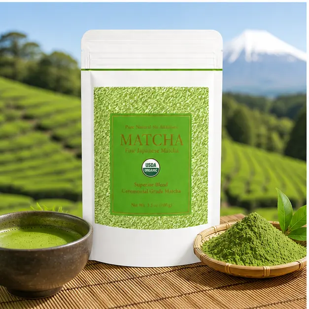 Ceremonial Grade Matcha Powder  | Ideal for Matcha Lattes or Tea Ceremonies! - Authentic Japanese Matcha Green Tea Powder - USDA Organic