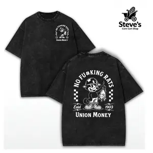 washed cotton, NO FU # KING RATS – UNION MONEY