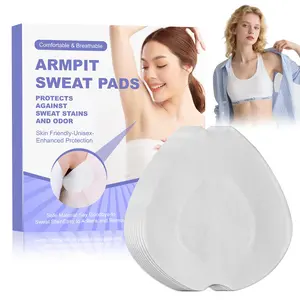 Armpit Sweat Pads for Women & Men 10 PCS, Extra-Wide Waterproof Absorbent Cotton Pack Peel, No-Glue Leak-Proof, Gentle Lightweight Comfort Fit, Daily Body Care Use Unisex