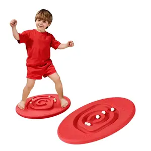 Kids Maze Balance Board - Wobble Trainer for Ski Surf Snowboard, Non-Slip Sensory Rocker Ages 3-12, Core Therapy & Skate Prep