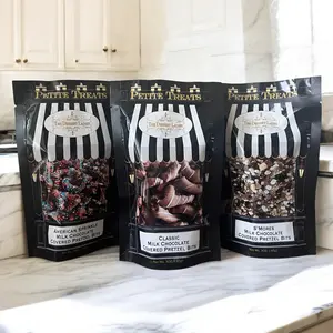 Petite Treats Classic Variety Pack – 3oz Sweet & Salty Chocolate Pretzel Bites (3-Pack) by The Dessert Ladies