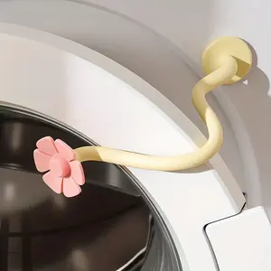 1pc Washing Machine Flower Vent Clip, Home Use Roller Dryer Vent Holder, Magnetic Detachable Support Stand, Door Stopper Decorative Item, Laundry