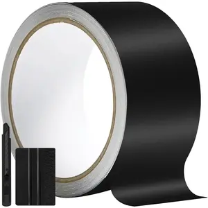 DAISY DOSE 2IN X 30FT Matte Black Vinyl Wrap for Chrome Delete Window Trim  Door Sill Protector with Air Release  Including Vinyl Wrap Tool Kit