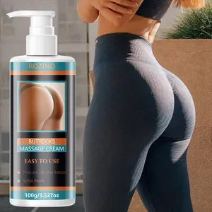 Rozino Butt Lifting Massage Cream 100g, Moisturizer, Tightening & Firming Formula, Deep Nourishing, Improves Elasticity, Body Care, Suitable for All Seasons