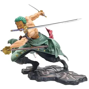 10cm Three Sword Warrior Anime Figure PVC Action Collection Figurine Model