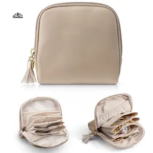 Multifunctional Tassel Makeup Bag - Portable Cross-Border Storage Pouch for Lipstick, Jewelry and Coins (Leisure & Outdoor Use)
