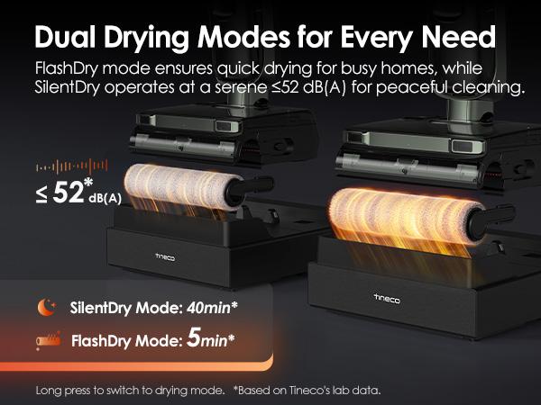 Tineco FLOOR ONE S7 Master Wet Dry Vacuum Cleaner, StreakFree Scraper, 3.9inch Ultra-Slim Body, 23kPa Suction, Flashdry Self-Cleaning System, 150° DustReveal Green Headlight