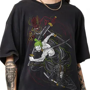 Roronoa Zoro T-Shirt, One Piece Anime Manga Pirate Girl Black Tshirt, Anime Shirt, Anime T-shirt, Anime Sweatshirt, Anime Manga Shirt, Anime Lovers Shirt,Graphic Anime Tee,Manga Sweatshirt