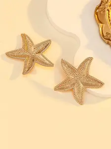 Elegant Starfish Design Earrings, Ocean Theme Fashion Jewelry, Casual Style, Perfect for Parties & Daily Wear, High Quality Earrings