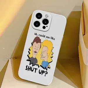 The Sturdy TPU Phone Case Featuring Beavis And Butthead Offers Excellent Shock Protection for iPhone 17 16 15 14 13 12 11 Pro Max Plus.