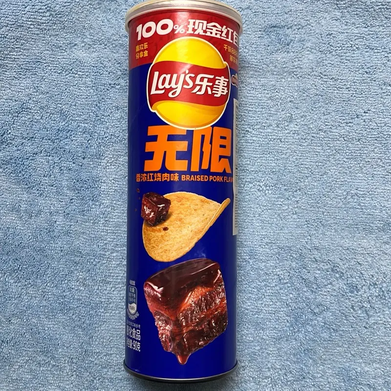 LAYS STAX BRAISED PORK