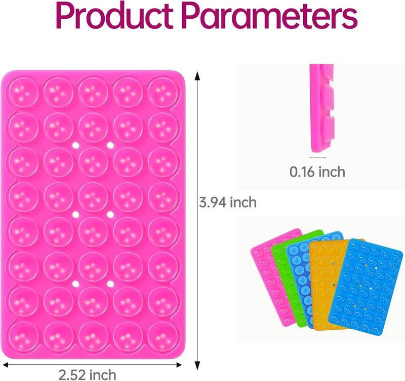 3 Pack Octobuddy Octo Buddy Double Sided Octo Buddy  Phone Grip,  Suction Cup Phone Case Mount Double Sided, Hands-Free Phone Accessories  Grip Bud Black