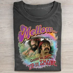 Vintage Robin Arellano Cheech and Chong Los Cochinos Graphic Tee - Up in Smoke Movie Shirt - Iconic Movies Shirt - Funny 70s Movies Shirt - Cheech and Chong Merch