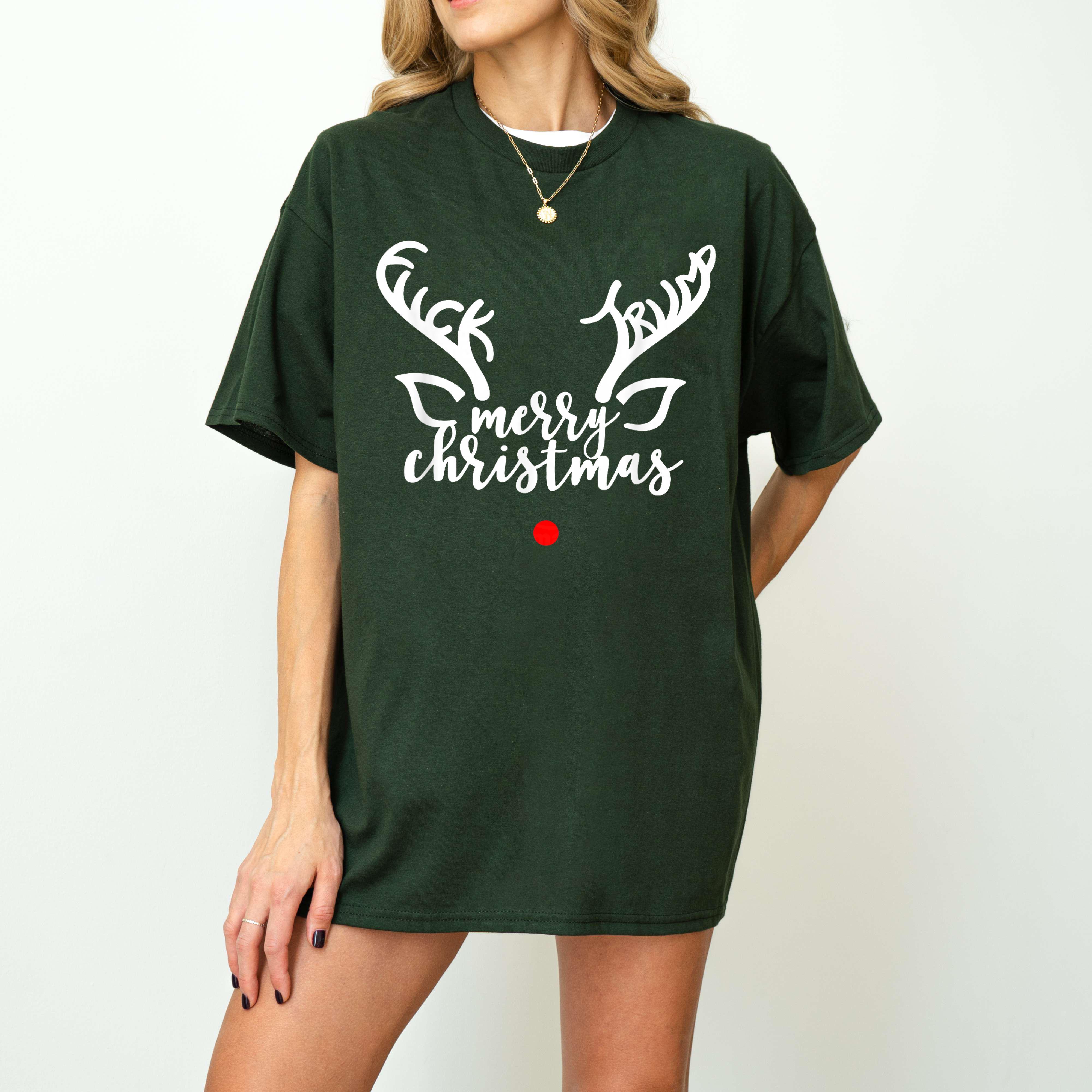 Merry Christmas Hidden Message Shirt, Christmas Raindeer FDT T-shirt and Sweatshirt, Xmas Protest Tee, Political Activist Christmas Gift