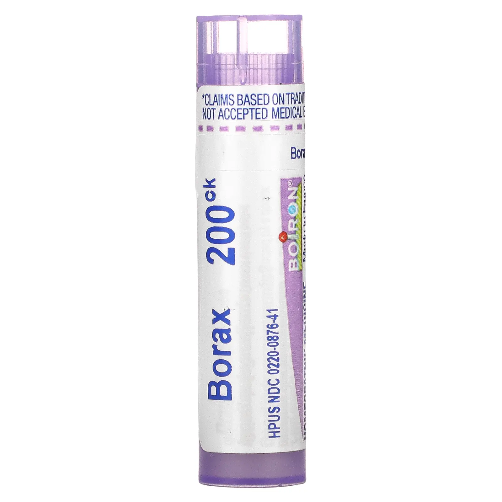Boiron Borax, 200CK, Canker Sore Relief, Approx 80 Pellets | HSA/FSA Eligible