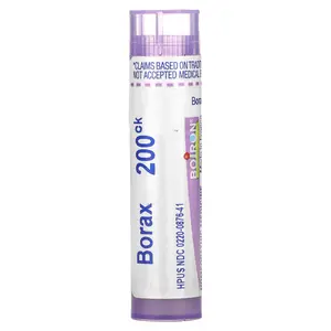 Boiron Borax, 200CK, Canker Sore Relief, Approx 80 Pellets | HSA/FSA Eligible