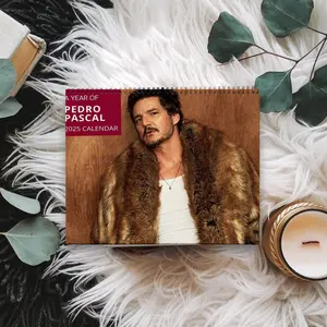 #Pedro Pascaaal 2026 Wall Calendar Planner Collection, Unique Holiday Gift For Her, New Year Celebrity Merchandise, Celebrity Crush