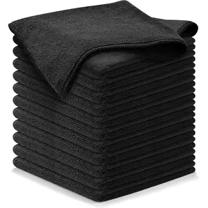 Microfiber Towels Set - 12Pack - 16x16 - Premium Quality
