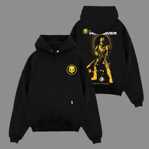 Helldiver Hoodie Shirt Premium Cotton, Helldiver Fans, RPG Game Graphic Hoodie, Streetwear Hoodie Unisex Oversize Gift for RPG Game Lovers