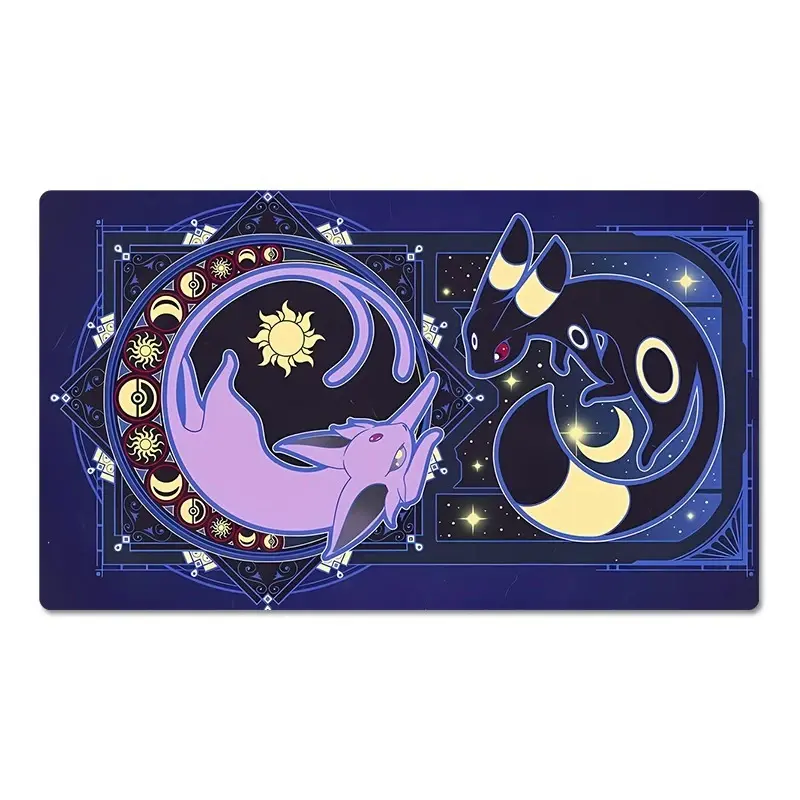 Umbreonn, Espeonn Board Game Table Playmat Games Card Play Mat TCG CCG Pad Mousepad