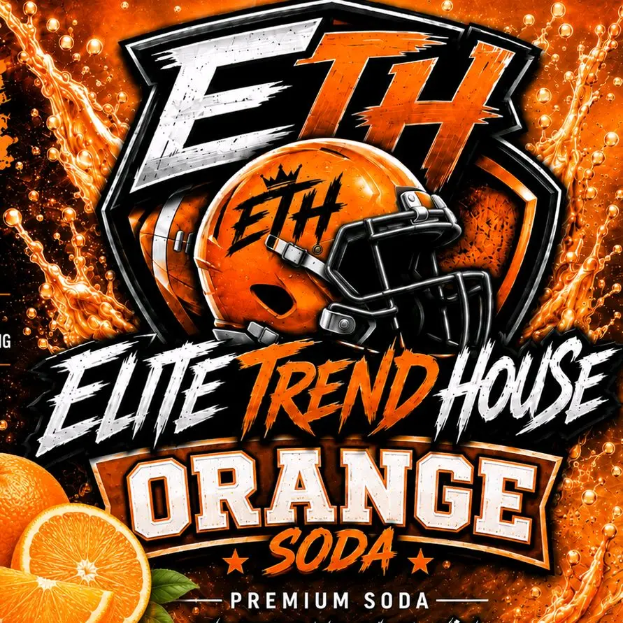 ETH Orange Soda Fizzy Drink, 4-Pack Bottled Beverage Made with Natural Cane Sugar