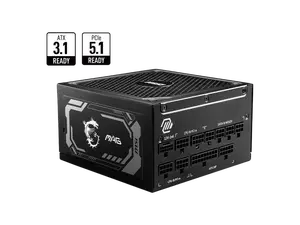MSI MAG A1000GL PCIE5 1000W Fully-Modular 80 Plus Gold Power Supply