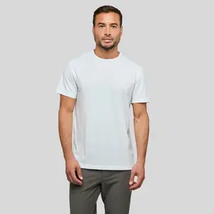 Cuts | Men's AO Forever Classic Fit Crew Neck T-Shirt | Anti-Odor Polyester Cotton Blend Short Sleeve | Wrinkle Resistant Stretch