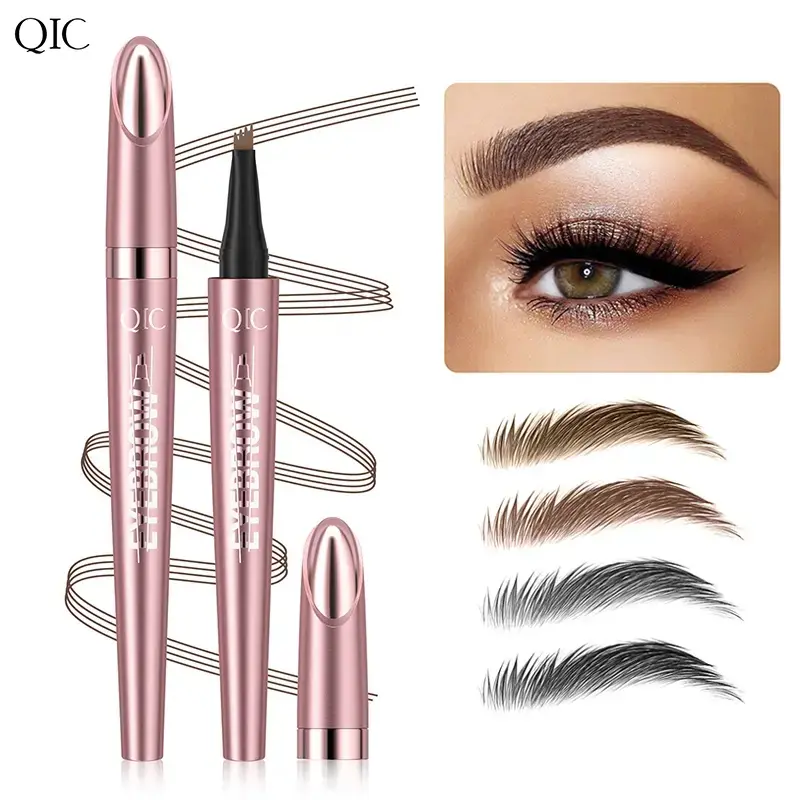 Long-Lasting Waterproof Eyebrow Pen with Micro-Fork Tip, Easy Brow Pencil for Natural Definition,Easy ToApply,For Perfectly Defined Eyebrows, Makeup.