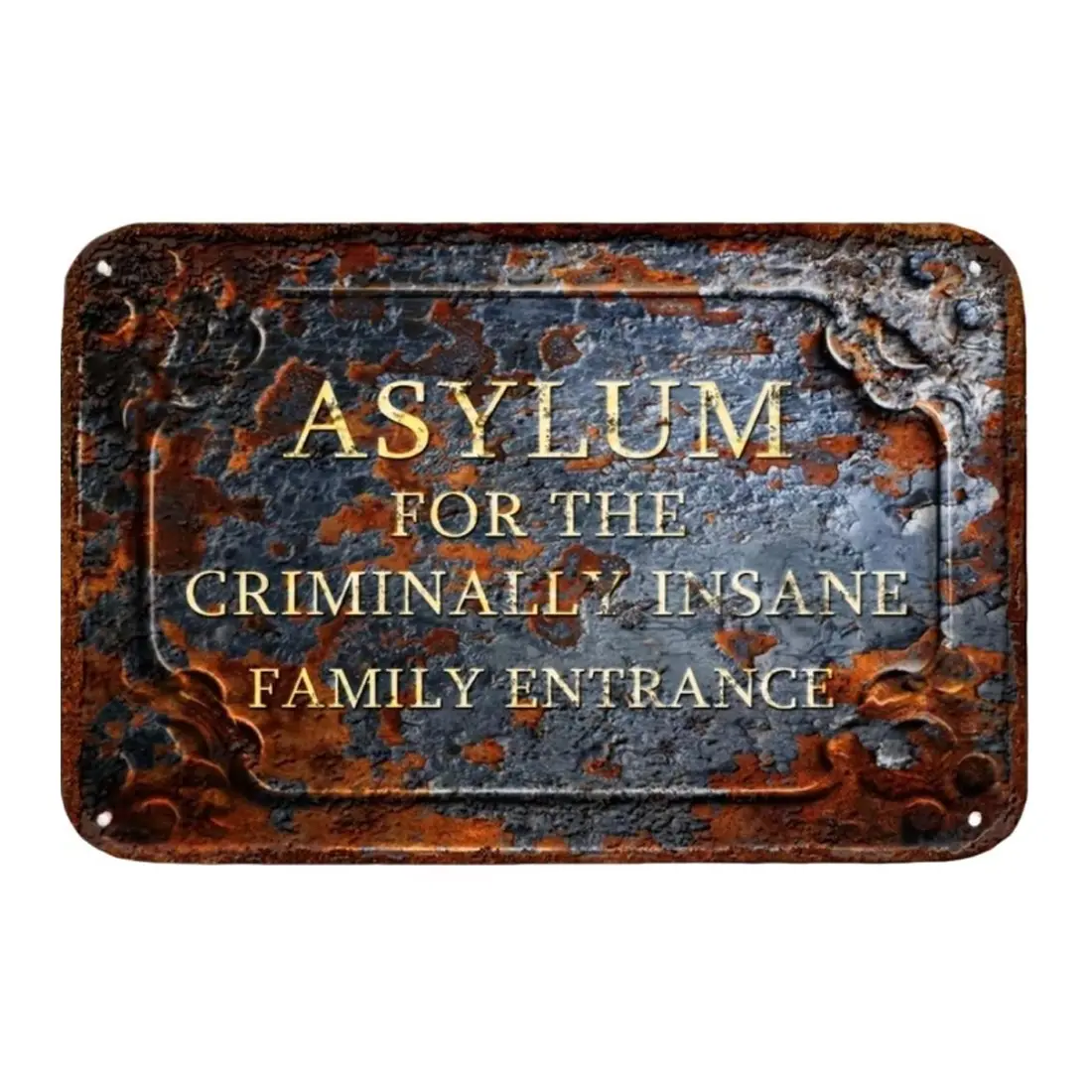 Vintage Shelter Entrance Sign Aluminum Plate, Vintage Metal Sign, Rustic Farmhouse Design, Home Wall Decor, Vintage Plaque Decor, Garden Decoration, Unique Outdoor Space Statue, Family Room Art, Home Decor Products