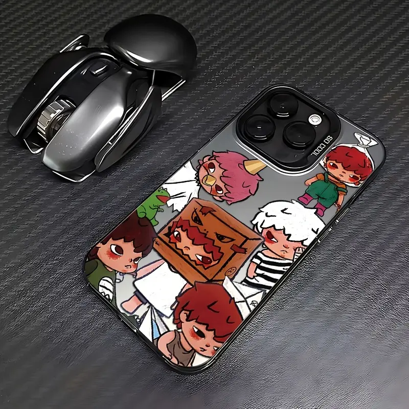 Cartoon Destruction Hironos Phone Case Suitable For iPhone 17 Air 16,15,14,13,12,11,Pro,MAX Anti-Drop Matte Back Cover, Cool Phone Case, Halloween Phone Case, Shockproof Cover, Anime Phone Case, Halloween Theme