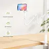 1 Piece Mobile Phone Stand, 360 Degree Rotatable Clamp Head Flexible Gooseneck for Bed Sofa Desktop Home Daily Use